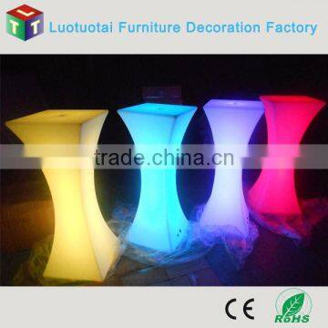 Led Square Cocktail /tea/ Coffee Table With Light photo-6