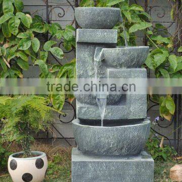 Resin Garden Tiered Spill Outdoor Water Fountains(CE/UL/SGS)