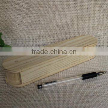 Unfinished Custom Natural Wooden Pen Display Box Case photo-3