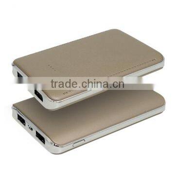 13000mAh Leather Finish Power Bank Mobile Phone Charger photo-3