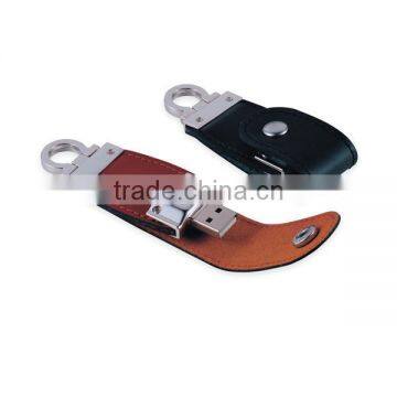 OEM/ODM Leather Usb Flash Drive Stick , 1GB-64GB USB 2.0 3.0 Customized LOGO photo-2
