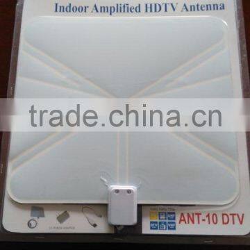 2015 Wholesale Amplified Indoor Digital TV Antenna Ultra-thin 50 Miles Range HD High Gain Flat Antenna Amplified TV Antenna photo-3