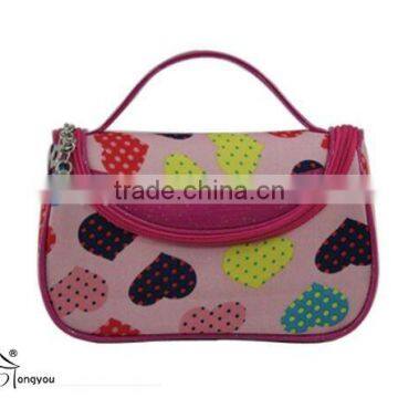 custom printed logo cosmetic and make up travel bag