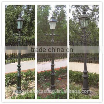 China Hot Sell Outdoor Antique Double Arm Street Light Pole photo-4
