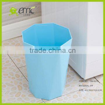 New Design Plastic Trash Bin, Plastic PP Decorative Round Trash Bin Waste Bin for Household photo-2