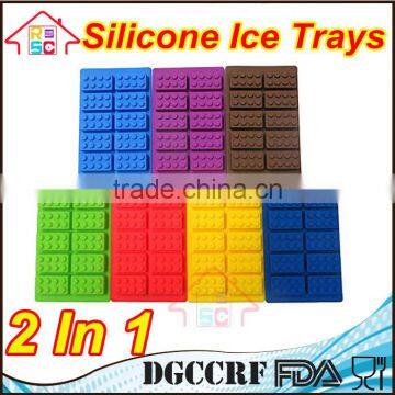 NBRSC Food Grade Silicone Ice Cube Tray Chocolate Mould Fun Kids Party Variety Color photo-2