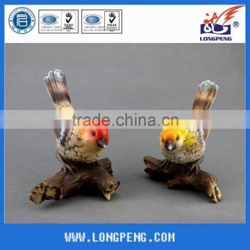 OEM White Polyresin Bird for Garden Decoration & Indoor photo-2