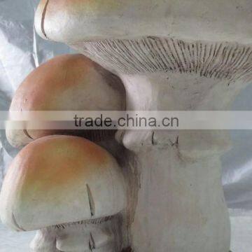 Garden Decor Fiberglass Clay Mushroom Statue photo-4