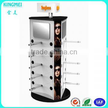 Sun glasses 2015 new products rotating acrylic display rack