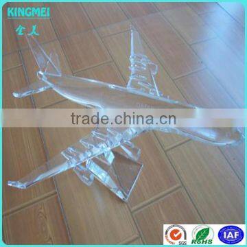 2015 Hot Sale Crystal Glass Airplane Model Award for Souvenir photo-3