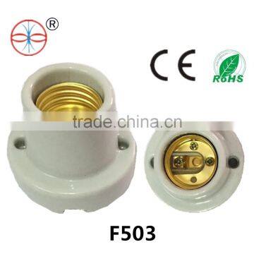 F503 e27 porcelain lamp holder