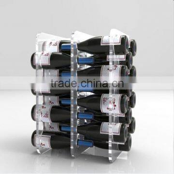 Party High Quality Acrylic Wine Bottle Holder for Hotel/resturant/bar/home photo-3