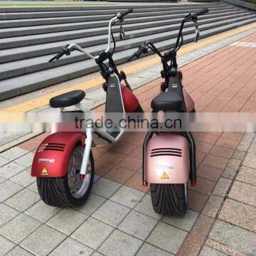 2017 citycoco 1000W 60V big size 19inch wheel electric scooter