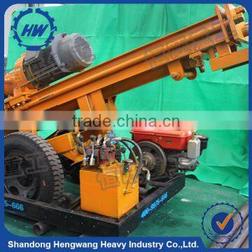 Mobile submersible pneumatic DTH rotary drilling rig for sale