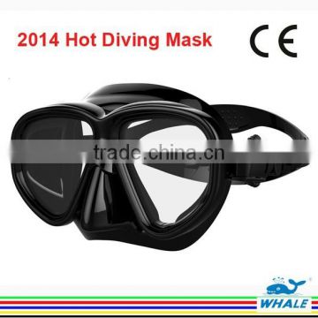 Popular professional diving mask, tempered glass mask(MK-500)