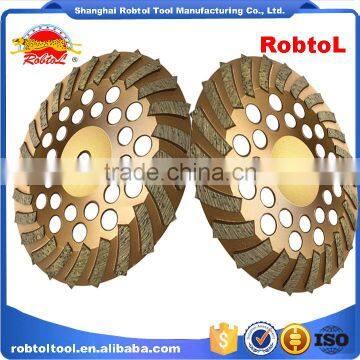 125mm Turbo Row Waved Spiral Diamond Grinding Disc Cup Wheel for Concrete Floor 5" Cutting Tools Abrasive Polishing Grinder photo-4