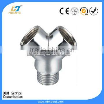 Chrome plated sanitary brass plumbing fitting