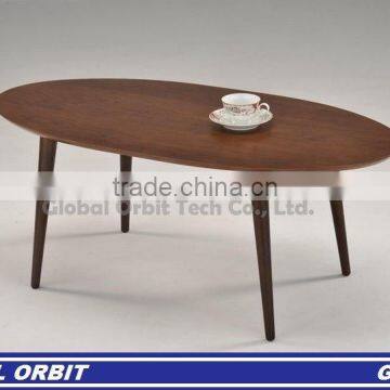 Home Furniture Tempered Glass High Quality Wooden Coffee Table