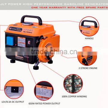 JLT-POWER 950 portable petrol generator set price CE GS