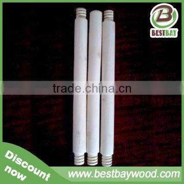 Natural Wood Broom Stick American Screw Italian Screw photo-2