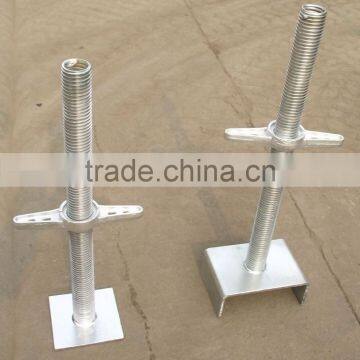 Scaffolding parts type adjustable screw jack base for sale