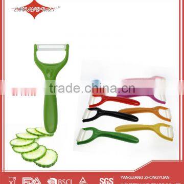 non-stick manual julienne potato peeler with plastic handle