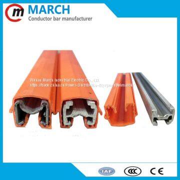 Good quality 200A overhead crane busbar, crane conductor rail