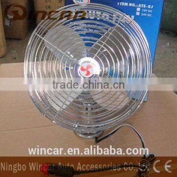 Full-closed net mask Aluminum Material 12v Car Heater Fan