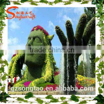 Romantic Style Artificial Plant Satue Large Garden Artificial Plant Statue photo-5