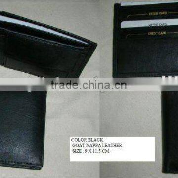 Leather promotional wallet