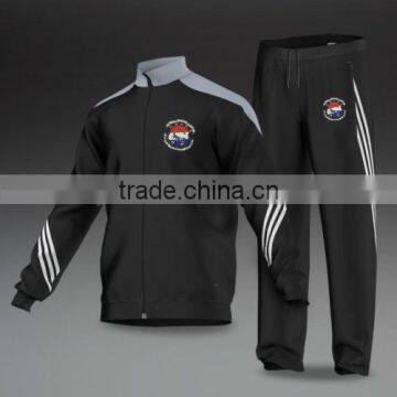 men track suits polyester and cotton / women track suits