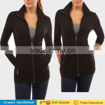 Women Autumn Sweater Thicken Embossed Print Pullovers Zipper Hoodie Moleton Coat photo-4