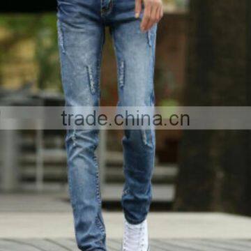 European casual straight slim fit jeans for men, plus size men jeans