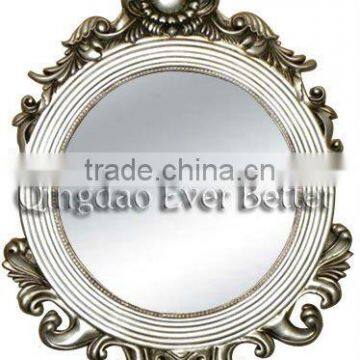 Antique interior artistic bevelled-edge wall hanging mirror frame