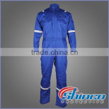 High Quality Multi-functional oil feild safety fr aramid coverall with reflective