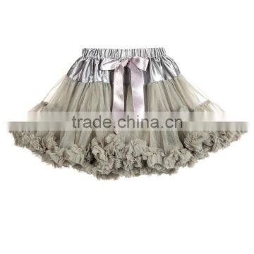 Top Quality Summer Pettiskirt Baby Cloth Chiffon Ruffle Tutu Skirt Girls Clothing Short Skirt in Stock photo-4
