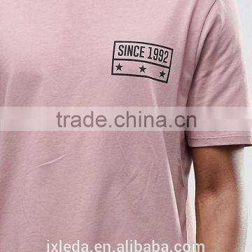 Factory Direct Wholesale Cheap t Shirts 2016 Custom Printed Men Longline Full Size T-shirt photo-4