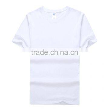 2017 custom t shirt cotton fabric t-shirt white t-shirt printing