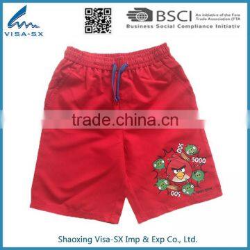 Attractive price new type cartoon stretchy material boy board shorts