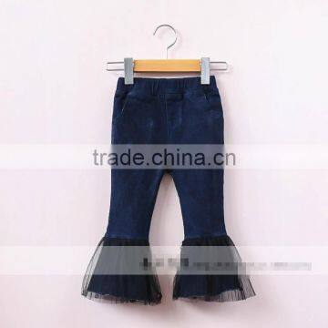 2-8 Years Wholesale 2017 New Autumn Cotton Patchwork Girls Pants photo-3