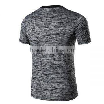 Custom Men's Seamless Short Sleeve Round Neck Heater Poly t Shirt photo-5