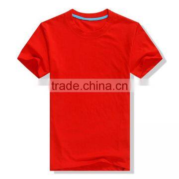 Mens 100 Cotton Wholesale High Quality Plain Round Neck T-shirt photo-2