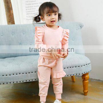 S33610W Boutique girls summer falbala sweet european clothing sets