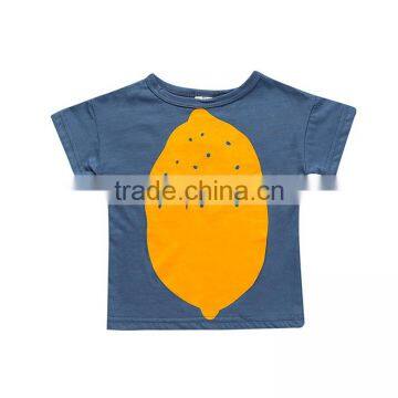 S17512A 2017 Fashion Lemon Printed T-shirt Baby Boy T Shirts photo-4