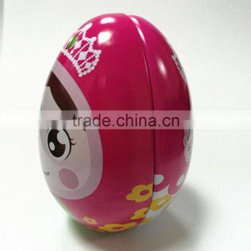 Free Sample Custom Lunch Egg Shaped Tin Box photo-3