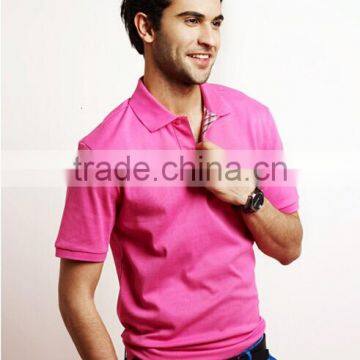 2014 customed polyester cotton polo shirt for men