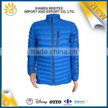 Top sale custom waterproof winter light weight shiny down jacket