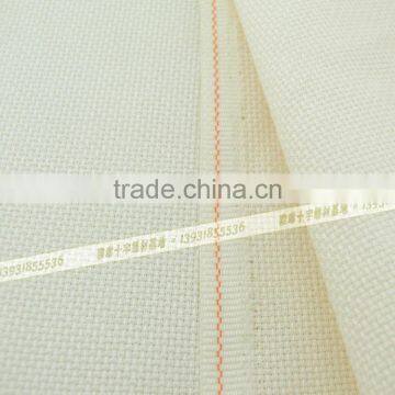 Hot Sell High Quality China 100% Cotton Fabric 14 CT Clear Hole Beige White Cross Stitch Cottonfabric photo-3