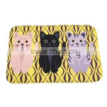 New Hot Creative Kawaii Welcome Floor Mats Animal Cat Print Bathroom Kitchen Carpets House Doormats For Living Room Anti Slip photo-3