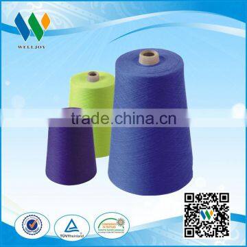 100% polyester yarn 40/2 count with high quality and discount in dyed colors